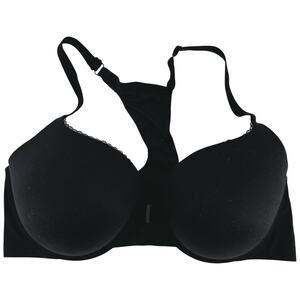 Body Victoria's Secret Perfect Shape Bra Racerback Padded Underwire Black 40DD